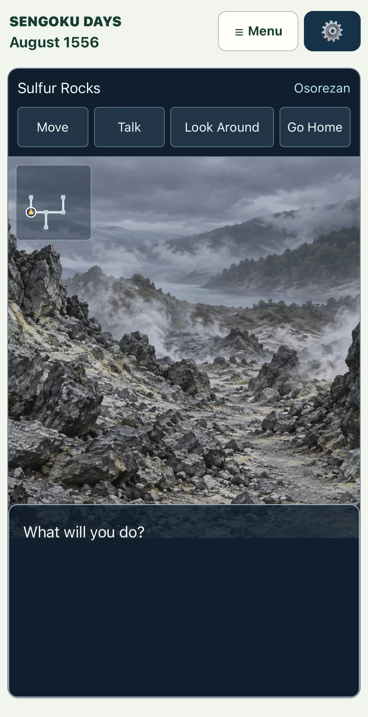 Exploring the rocky paths of Osorezan