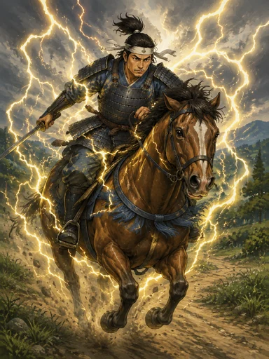 Lightning Charge card artwork from the game