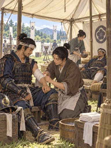 Field Hospital card artwork from the game