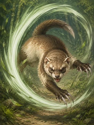 Whirlwind Blades card artwork from the game