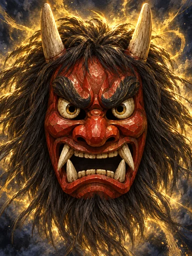 Namahage card artwork from the game