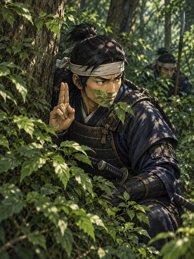 Elusive Warriors card artwork from the game