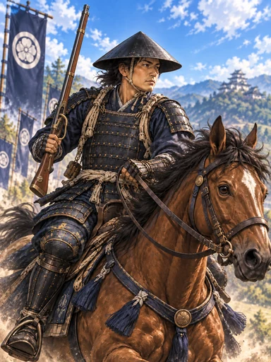 Mounted Gunners card artwork from the game